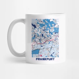 Frankfurt - Germary MilkTea City Map Mug